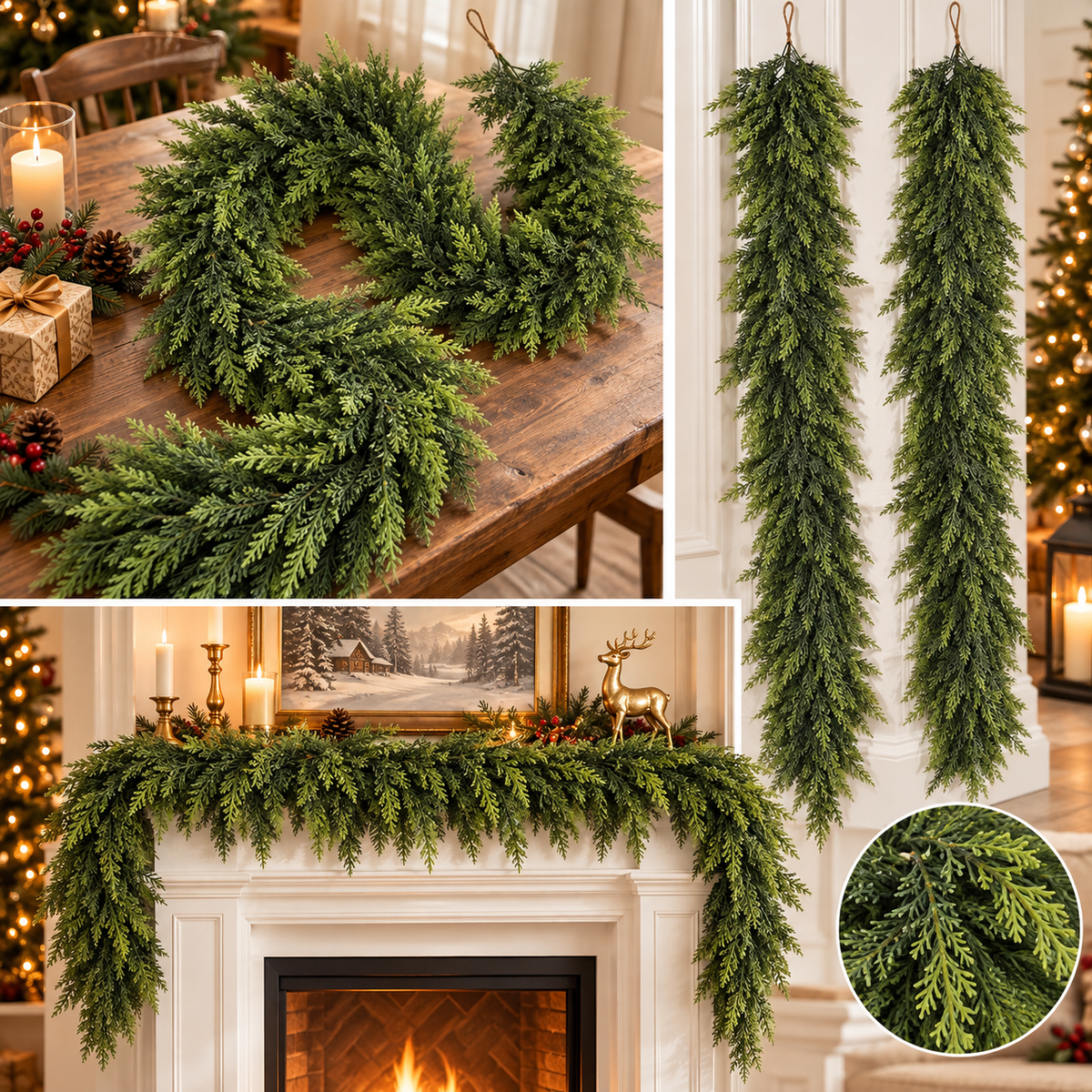Healorie™ Lifelike Cedar Garland