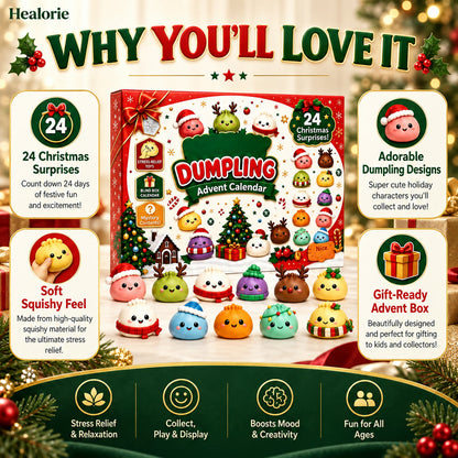 Why you'll love the dumpling squishy advent calendar