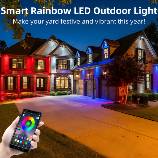 2025 Smart Rainbow LED Outdoor Lights Pro