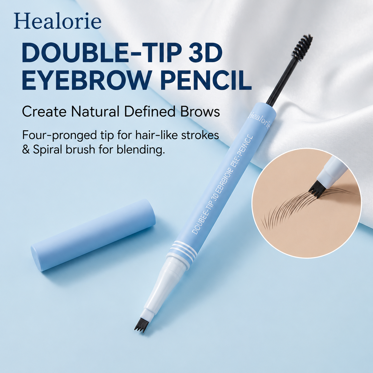 Healorie™ 2-in-1 Micro-Fork Eyebrow Pen
